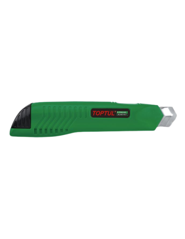 CUTTER CON RUEDA DE SEGURIDAD VERDE